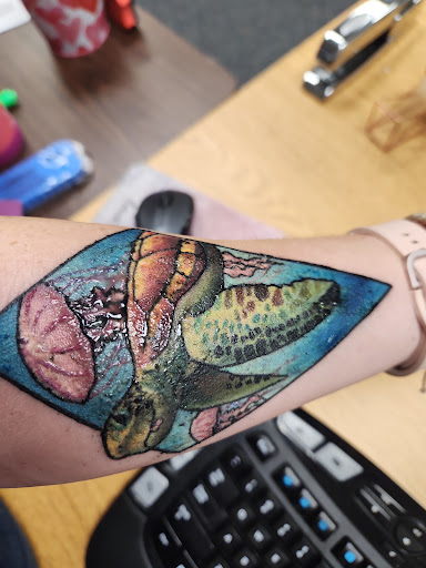 Explore goth tattoo ideas, creative tattoo ideas in Orlando, available at Hart & Huntington Tattoo Co. Orlando