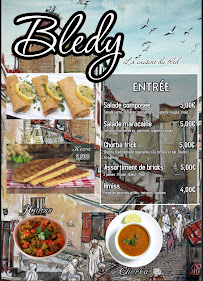 Menu / carte de Bledy à Vaulx-en-Velin