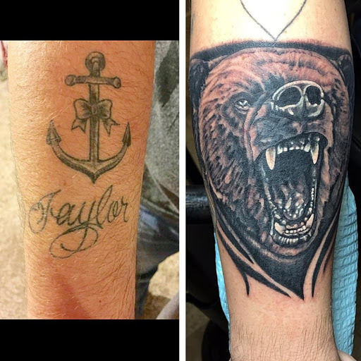Explore gabriel tattoo ideas, creative tattoo ideas in Albuquerque, available at Route 66 Fine Line Tattoo