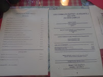 Menu / carte de Le Don Camillo à Salernes