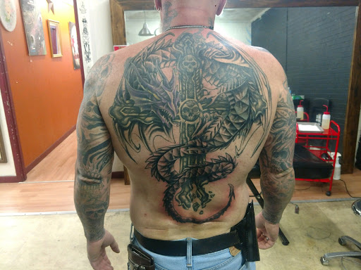 Explore grand theft auto tattoo ideas, creative tattoo ideas in Greenville, available at Texas Tattoos and Art Gallery