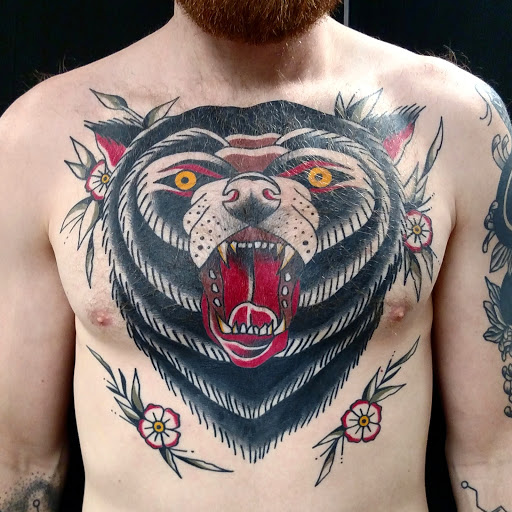 Tattoo Shop «Two Headed Dog Tattoo Studio», reviews and photos, 189 Changebridge Rd #3, Montville, NJ 07045, USA