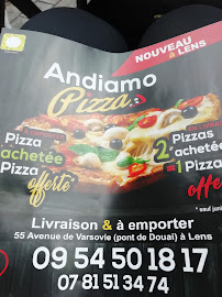 Livraison de pizzas pizza andiamo à Lens - menu / carte