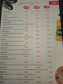 Menu / carte de Pizza du rond point à Argenteuil