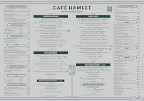 Menu du Café Hamlet à Rouen