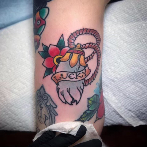 Explore cute witch tattoo ideas, creative tattoo ideas in Harrisburg, available at Capital Tattoo Company