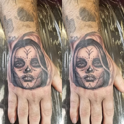 Explore back tattoos ideas guys, creative tattoo ideas in Roseville, available at Sacred Arrow Studio