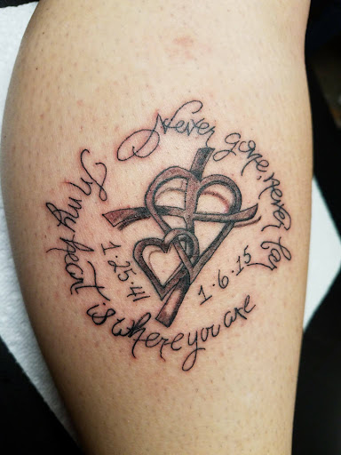 Explore women forearm tattoo ideas, creative tattoo ideas in Cumberland, available at Queen City Ink