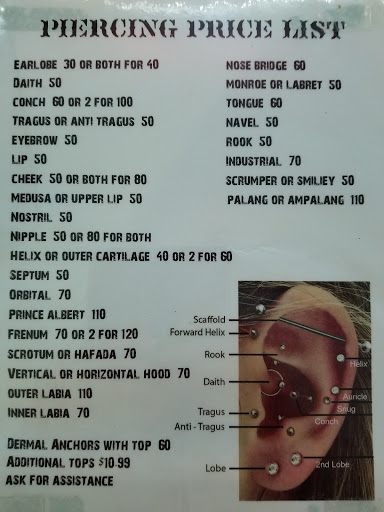 Find snowflake tattoo ideas for your next unique tattoo in Arcade at 98 South Tattoo and Piercing