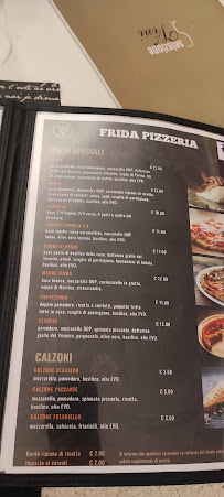 FRIDA PIZZERIA à Taranto carte