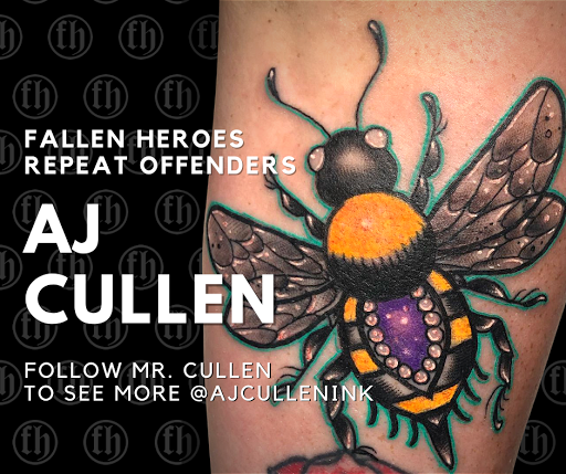 Explore small frog tattoo ideas, creative tattoo ideas in Kissimmee, available at Fallen Heroes Tattoo & Piercing (Florida)