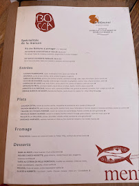 Restaurant méditerranéen Bocca Nissa à Nice - menu / carte