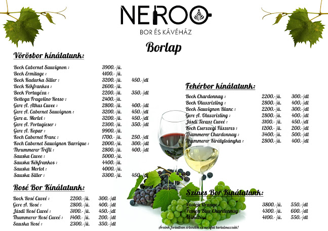 NEROO Bor és Kávéház - Soltvadkert