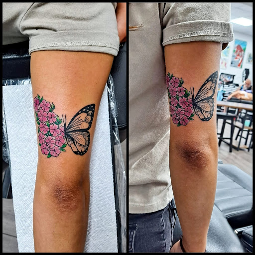 Explore cool forearm tattoo ideas for men, creative tattoo ideas in Pittsburgh, available at Human Canvas Tattoo & Piercing Pgh
