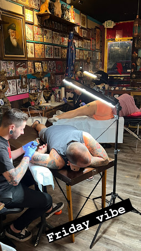 Explore gear tattoo ideas, creative tattoo ideas in Fort Lauderdale, available at Electric Street Tattoo