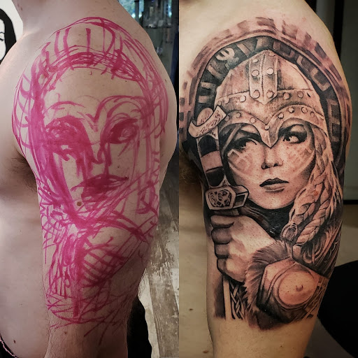 Explore semper fi tattoo ideas, creative tattoo ideas in Orange Park, available at Big City Tattoo and Piercing