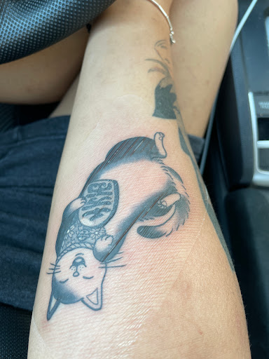 Explore small crow tattoo ideas, creative tattoo ideas in Dallas, available at Bold Stroke Tattoo Studios