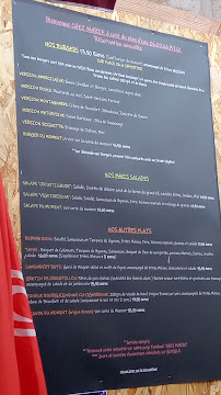 Menu du chez Marie à La Morte