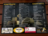 Menu du Restaurant KAS'FRATZ à Eguisheim