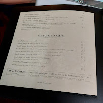 Le Soufflé à Paris menu