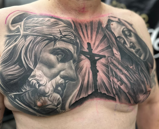 Explore yggdrasil tattoo ideas, creative tattoo ideas in La Habra, available at Raining Ink Tattoo Studio