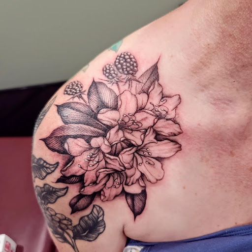 Explore minato tattoo ideas, creative tattoo ideas in Charles Town, available at Blue Heron Tattoo