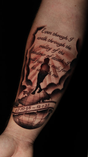 Explore mn tattoo ideas, creative tattoo ideas in Montgomery, available at Flying Eye Tattoo Studio