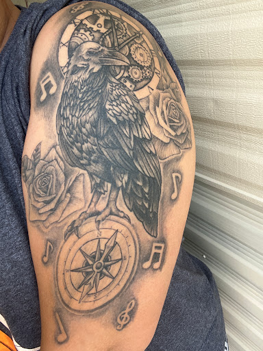 Explore drag race tattoo ideas, creative tattoo ideas in Girard, available at Cult Tattoo