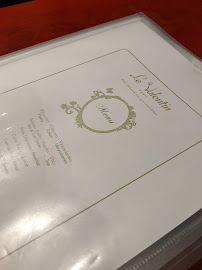 Restaurant Le Valentin Jouffroy à Paris (le menu)