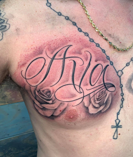 Explore pubic area tattoo ideas, creative tattoo ideas in Florissant, available at St. Louis Ink