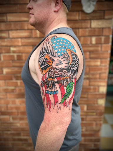 Explore 49ers tattoo ideas, creative tattoo ideas in Hailey, available at Mountain Rose Tattoo Studio