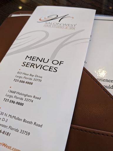 Hair Salon «Salon West Hair Studio & Spa», reviews and photos, 13668 Walsingham Rd, Largo, FL 33774, USA