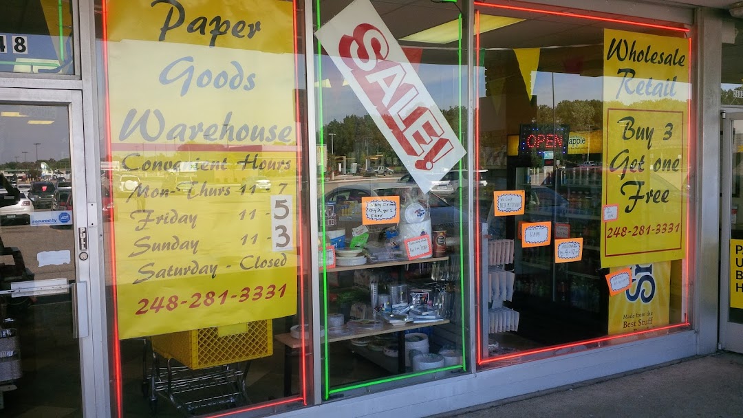 Paper Goods Warehouse