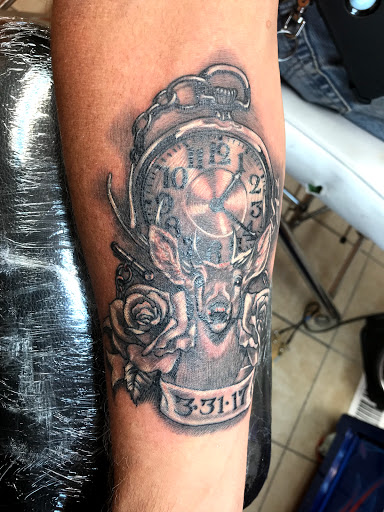 Explore alien tattoo ideas, creative tattoo ideas in Bayville, available at Hot Rod INKIN Tattoos, Piercing & Permanent Cosmetics