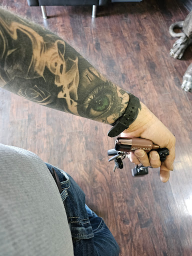 Explore scale tattoo ideas, creative tattoo ideas in Dallas, available at 214 Ink