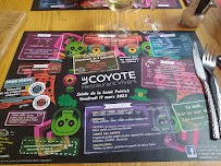 Menu / carte de Le Coyote à Valenciennes