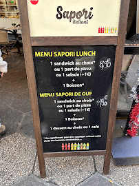 Menu du Sapori - Italian Street Food à Nice