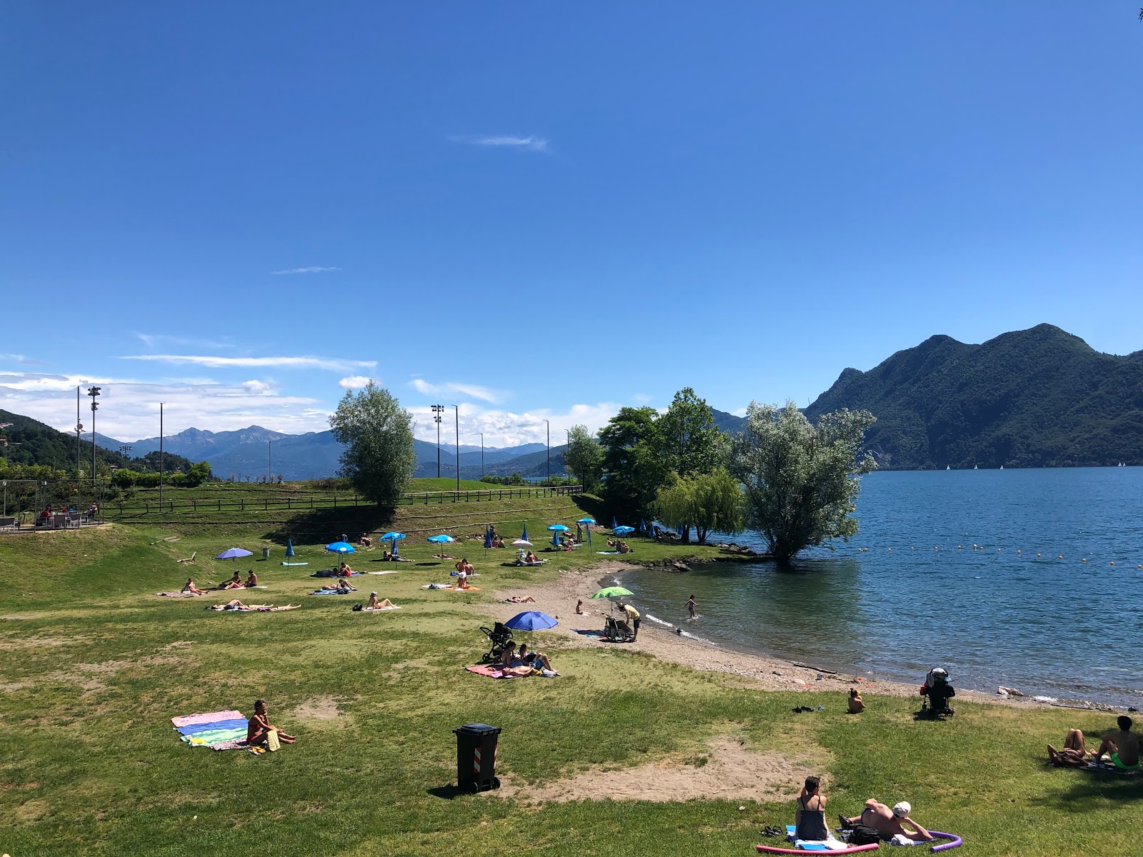 Foto di Spiaggia dell'Arena con una superficie del erba