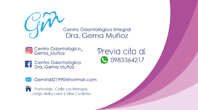Opiniones de CONSULTORIO ODONTOLOGICO INTEGRAL DRA. GEMA MUÑOZ en Portoviejo - Dentista