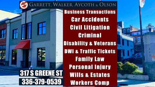 Legal Services «Garrett Walker Aycoth, & Olson», reviews and photos