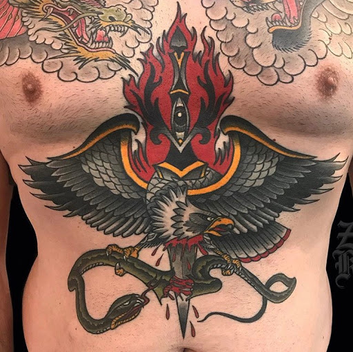 Explore wanderlust tattoo ideas, creative tattoo ideas in Osseo, available at Two Muses Tattoo