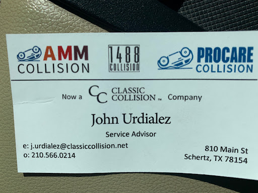 Auto Body Shop «AMM Collision», reviews and photos, 810 Main St, Schertz, TX 78154, USA