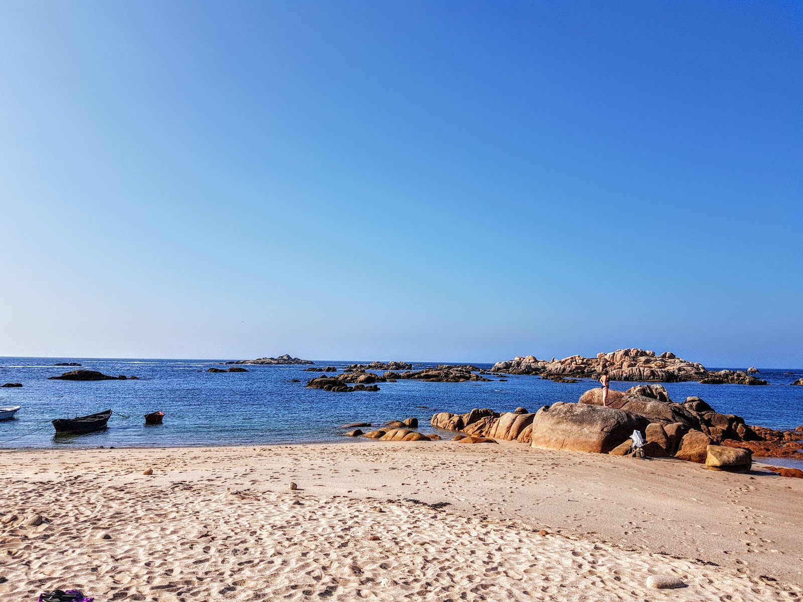 Fotografie cu Praia de Lobeiras amplasat într-o zonă naturală