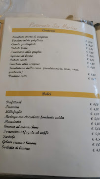 Ristorante Pizzeria San Martino à Cinisello Balsamo menu