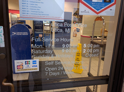 Post Office «United States Postal Service», reviews and photos, 8785 Hall Rd, Utica, MI 48317, USA