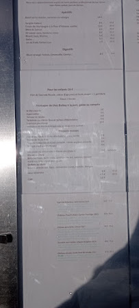 Menu / carte de L'Ôtrement à Sciez