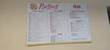 Menu / carte de PizzBurg à Narzole