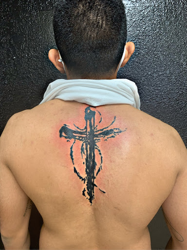 Explore christian cross tattoo ideas, creative tattoo ideas in San Diego, available at High Class Tattoo SD