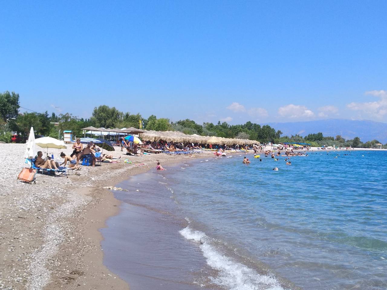 Paralia Nikoleikon'in fotoğrafı düz ve uzun ile birlikte