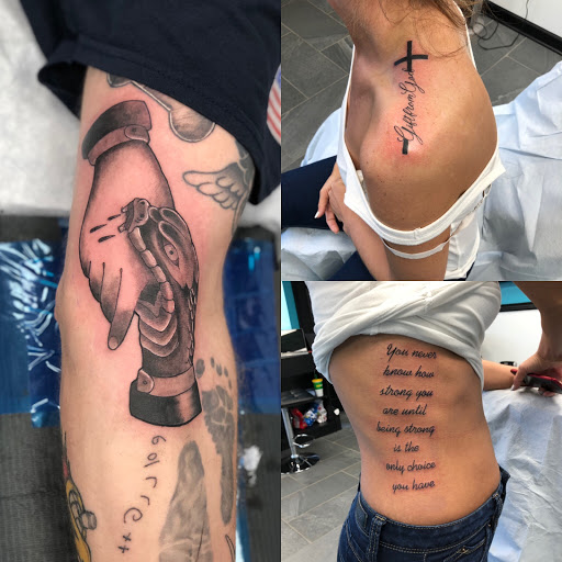 Explore family flower tattoo ideas, creative tattoo ideas in Lockport, available at Archer Ink Tattoo